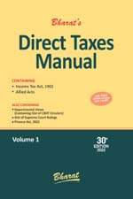 DIRECT TAXES MANUAL in 3 Volumes